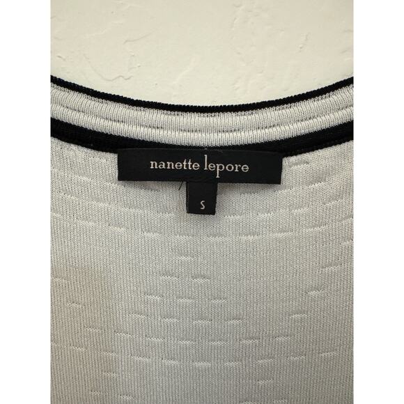 Nannette  Lepore Black and White Dazzling Diamond Dress - size Small - Picture 5 of 11